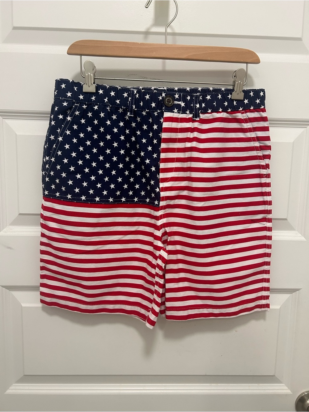 chubbies Kids Patriotic Flag Print Shorts - Navy, Red, White